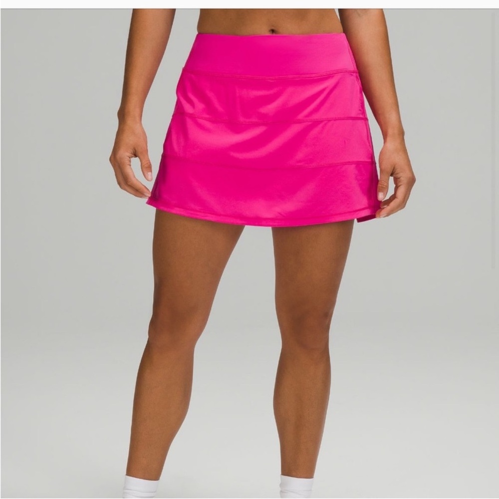 Lululemon Pace Rival Mid-Rise Skirt in Sonic Pink
